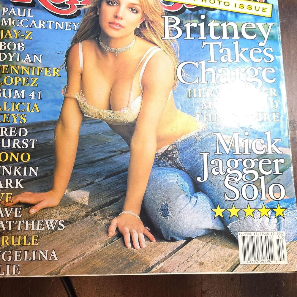 Rolling Stone Magazine Dec 2001 The Photo Issue Britney Spears MINT NO LABEL